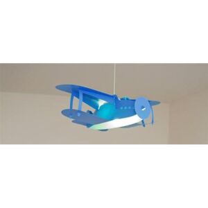 Dětská lampa letadlo - Modrá