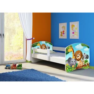 Dětská postel - Safari 2 160x80 cm bílá