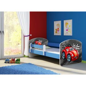 Dětská postel - Car 2 180x80 cm modrá