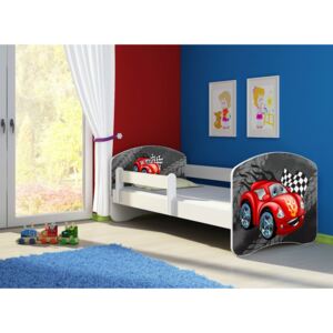 Dětská postel - Car 2 160x80 cm bílá