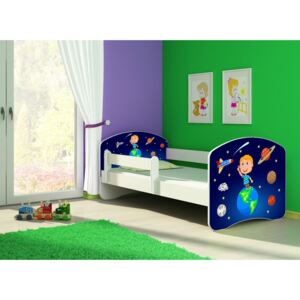 Dětská postel - Vesmír 2 140x70 cm bílá