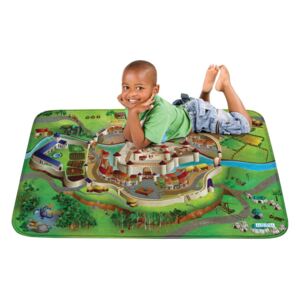 Dětský koberec na hraní Soft Hrad 100x150 cm