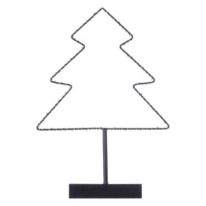 LED vánoční stojan ve tvaru stromku, s časovačem, 35 cm, teplá bílá
