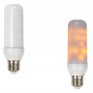 LED chytrá žárovka imitující oheň FLAMEL, E27, 3W, 1800K, teplá bílá
