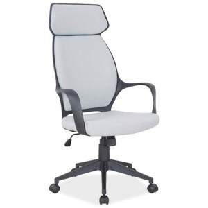 Kancelářská židle CART, 117-127x63x47x48-58, šedá