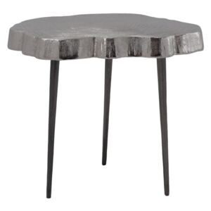Odkládací stolek Wood Art 125 Stříbrná