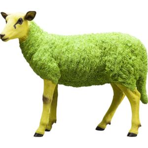 KARE DESIGN Dekorativní figurka Sheep Colore - zelená