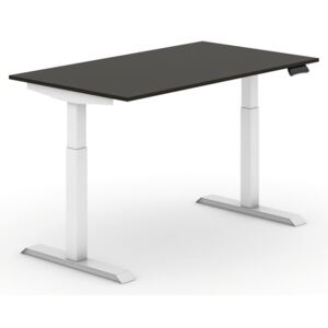 B2B Partner Výškově nastavitelný stůl, elektrický, 1400 x 800 mm, wenge + Záruka 7 let