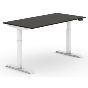 B2B Partner Výškově nastavitelný stůl, elektrický, 1600 x 800 mm, wenge + Záruka 7 let