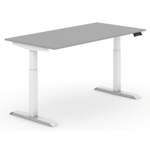 B2B Partner Výškově nastavitelný stůl, elektrický, 1600 x 800 mm, šedá + Záruka 7 let