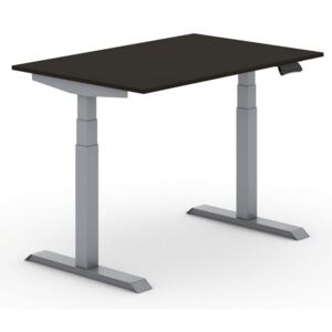 B2B Partner Výškově nastavitelný stůl, elektrický, 1200 x 800 mm, wenge + Záruka 7 let