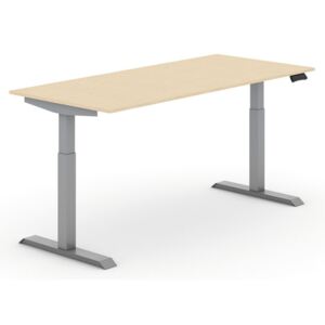 B2B Partner Výškově nastavitelný stůl, 1800 x 800 mm, bříza + Záruka 7 let