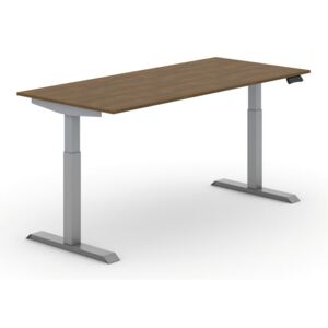 B2B Partner Výškově nastavitelný stůl, 1800 x 800 mm, ořech + Záruka 7 let