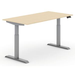 B2B Partner Výškově nastavitelný stůl, elektrický, 1600 x 800 mm, bříza + Záruka 7 let