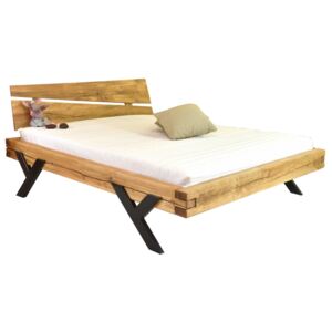 Woody Masivní dubová postel Way 160 x 200 cm