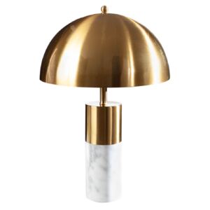 Moebel Living Zlatá kovová stolní lampa Adore