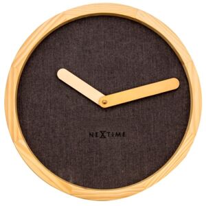 Nástěnné hodiny Jeans Calm 30 cm dřevěné - NEXTIME