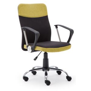 Kancelářská židle TOPIC zelená / modrá / šedá Halmar černá/zelená