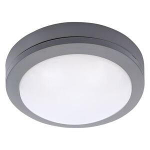 Solight LED venkovní osvětlení kulaté, šedé, 13W, 910lm, 4000K, IP54, 17cm