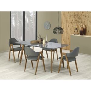 Halmar jídelní stůl RUTEN + barevné provedení: šedá/medový dub
