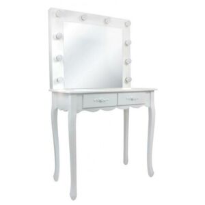 Toaletní kosmetický stolek Vintage 80x40x140cm se zrcadlem