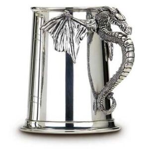 Alchemy Gothic Cínový korbel s drakem 500ml