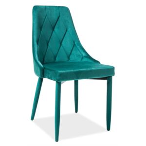 Jídelní židle - TRIX Velvet, různé barvy na výběr Čalounění: zelená (tap.78)