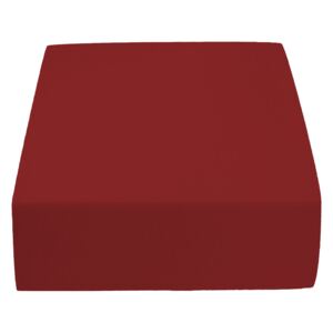 Jersey prostěradlo vínové 90x200 cm Gramáž (hustota vlákna): Lux (190 g/m2)