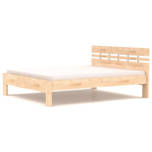 Klasická postel vyrobená z masivu bez úložného prostoru v moderním stylu MV203