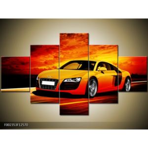Obraz žlutooranžové Audi (F002353F12570)