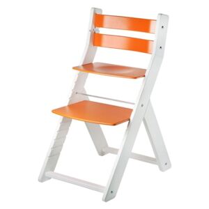 Rostoucí židle SANDY KOMBI M05 (bílá-oranžová)