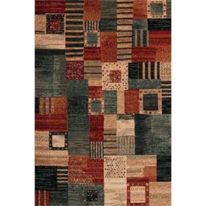 Moderní kusový koberec Kashqai 4329/400, zelený Osta 67 x 275