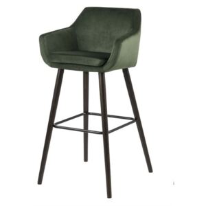 Barová židle Emon IV forest green mikro