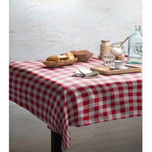 Ubrus Linen Couture Red Vichy, 140 x 140 cm