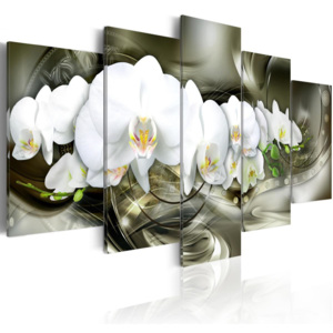 Murando DeLuxe Pětidílné obrazy - bílá laň II. 180x90 cm