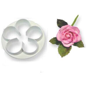 PME Vykrajovačka Květ růže - 65 mm, plast