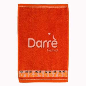 Darré ručník Čísla oranžový 30x50