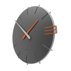 Designové hodiny 10-019 CalleaDesign Mike 42cm (více barevných verzí) Barva grafitová (tmavě šedá)-3 - RAL9007