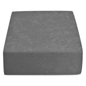 Froté prostěradlo tmavě šedé 180x200 cm Gramáž (hustota vlákna): Standard (180 g/m2)