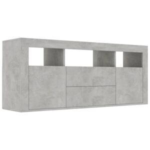 TV stolek Grays - betonově šedý | 120x30x50 cm
