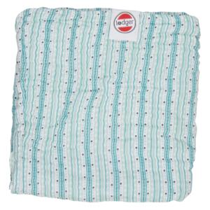 Deka LODGER Dreamer Muslin Stripe Xandu Silt Green 120 x 120 cm