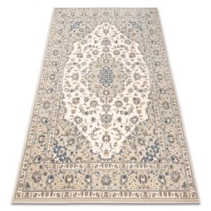 Vlněný kusový koberec NAIN 7335/50935 Klasický béžový / modrý Rozměr: 120x170 cm