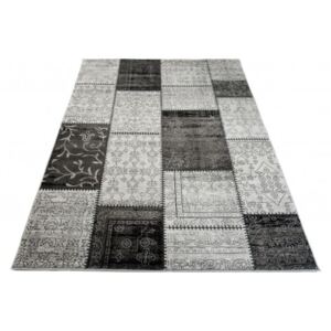 Moderní kusový koberec K777E TANGO bílý / šedý Rozměr: 80x150 cm