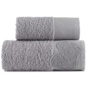 XPOSE ® Dárkové balení froté ručníků LOVE - šedá 2ks