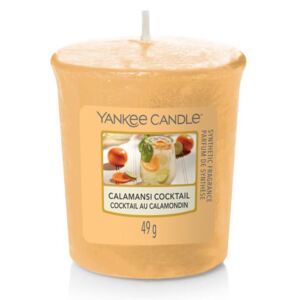 Yankee Candle - votivní svíčka Calamansi Cocktail (Koktejl z calamondinu) 49g (Výtrysk svěžesti! Drink jako stvořený k popíjení na vašem oblíbeném stinném místě zahrady. Dráždivá a zároveň uklidňující vůně s kapkou sladkého citrusového ovoce.)
