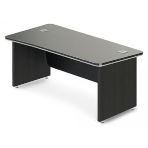 Rohový stůl TopOffice Premium 203,2 x 102,7 cm, levý wenge