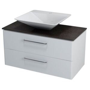 Sapho PURA umyvadlová skříňka pro Rockstone desku 96,6x50,5x48,5cm, bílá