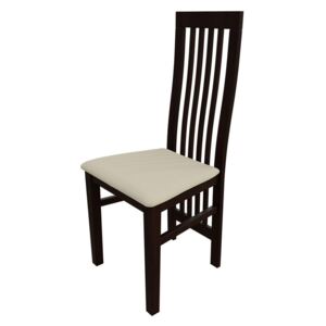 Židle JK43, Barva dřeva: ořech, Potah: ekokůže Soft 018