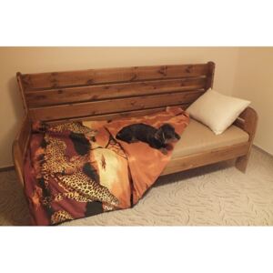 Sofa z masivu ALEXA Barva: BÍLÁ lazura, Rozměry: 80x200 cm, Výška postele: 40 cm