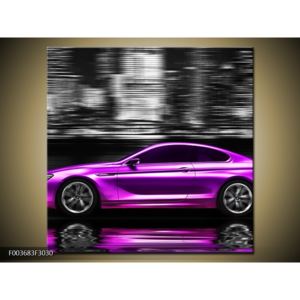 Obraz fialového BMW v pohybu (F003683F3030)